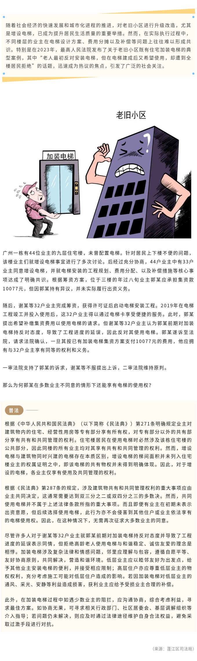 拒绝出资加装电梯的业主，在加装电梯后申请补交费用进行使用可以吗？.jpg