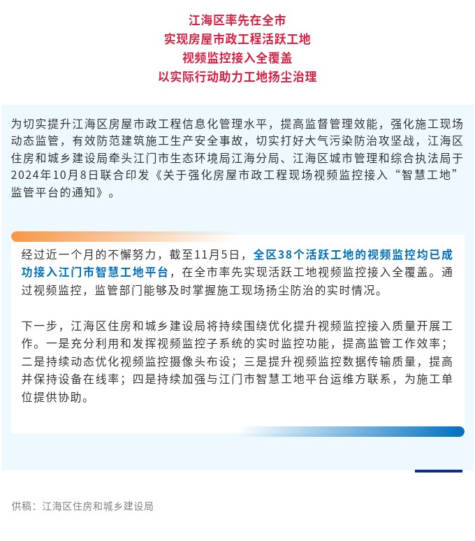 全覆盖！江海区38个活跃工地的视频监控成功接入江门市智慧工地平台.jpg